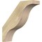 Ekena Millwork 6"W x 22"D x 22"H Funston Rough Sawn Knee Brace, Douglas Fir BRC06X22X22FST00RDF - alternate 1